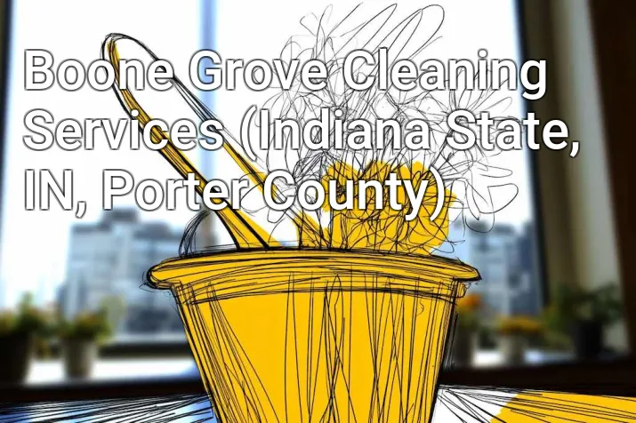Boone Grove Cleaning Services (Indiana State, IN, Porter County)