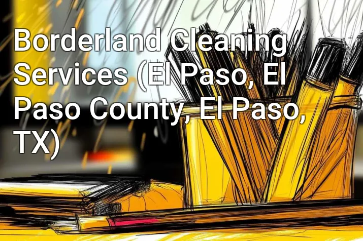 Borderland Cleaning Services (El Paso, El Paso County, El Paso, TX)