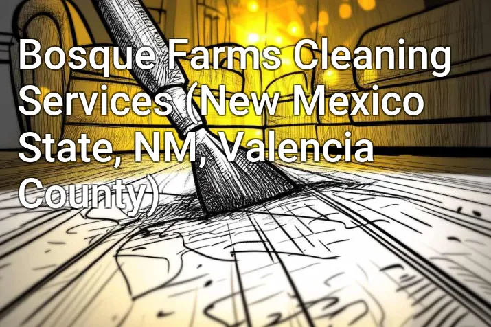 Bosque Farms Cleaning Services (New Mexico State, NM, Valencia County)