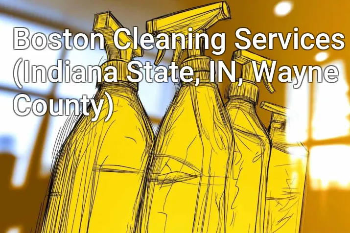 Boston Cleaning Services (Indiana State, IN, Wayne County)