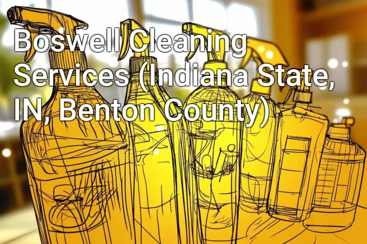 Boswell Cleaning Services (Indiana State, IN, Benton County)