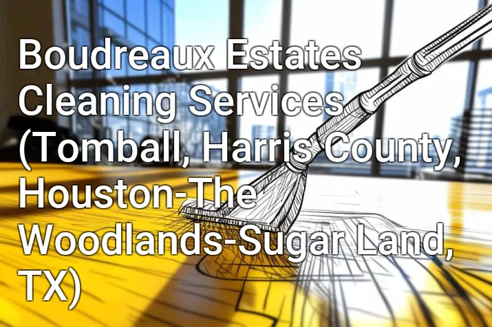 Boudreaux Estates Cleaning Services (Tomball, Harris County, Houston-The Woodlands-Sugar Land, TX)