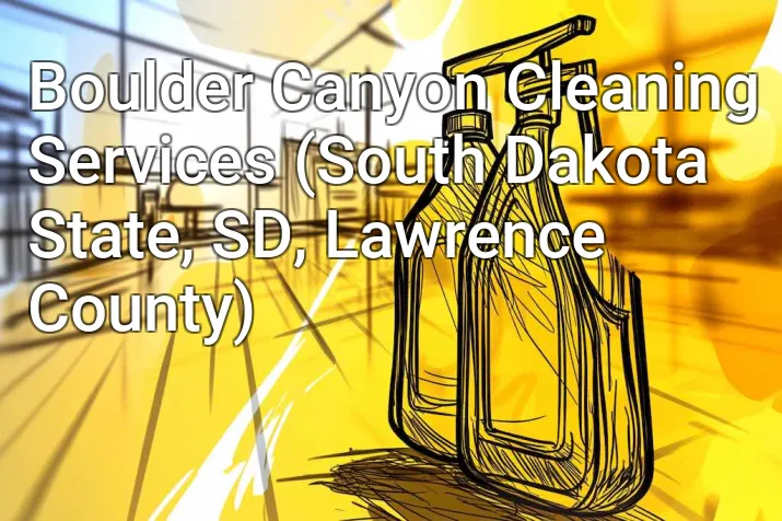Boulder Canyon Cleaning Services (South Dakota State, SD, Lawrence County)