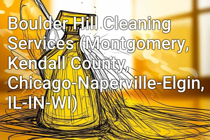 Boulder Hill Cleaning Services (Montgomery, Kendall County, Chicago-Naperville-Elgin, IL-IN-WI)