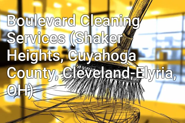 Boulevard Cleaning Services (Shaker Heights, Cuyahoga County, Cleveland-Elyria, OH)
