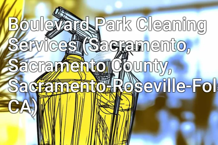 Boulevard Park Cleaning Services (Sacramento, Sacramento County, Sacramento-Roseville-Folsom, CA)
