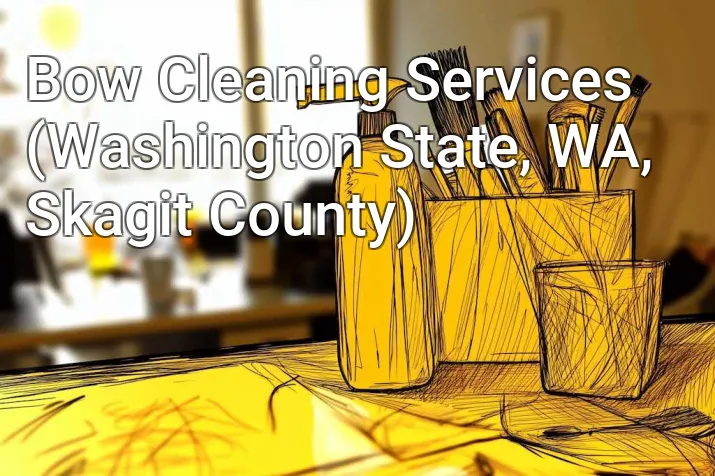 Bow Cleaning Services (Washington State, WA, Skagit County)