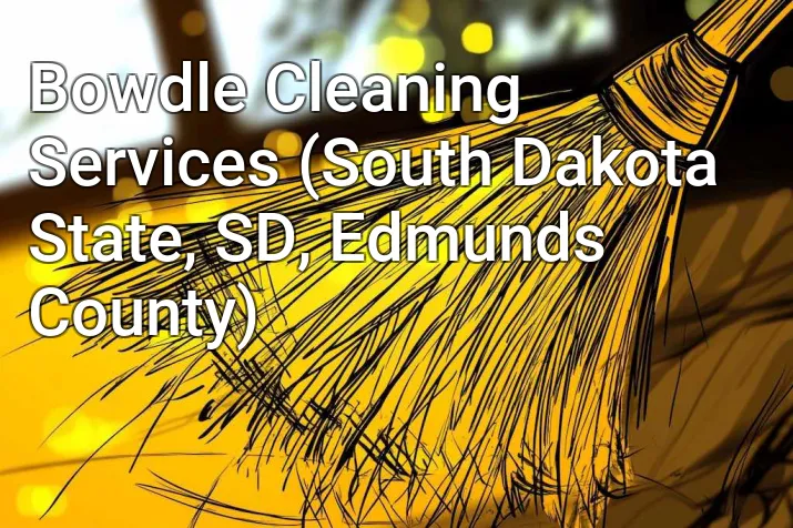 Bowdle Cleaning Services (South Dakota State, SD, Edmunds County)
