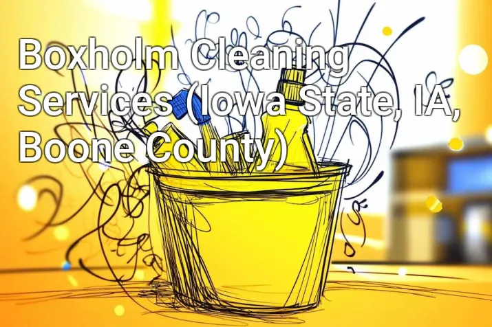 Boxholm Cleaning Services (Iowa State, IA, Boone County)
