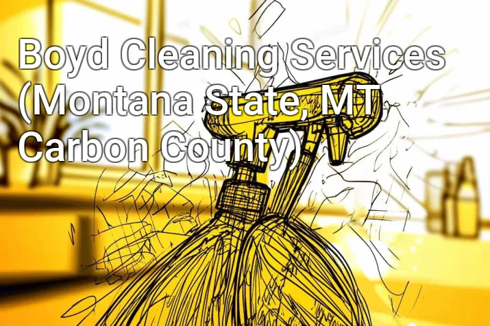 Boyd Cleaning Services (Montana State, MT, Carbon County)
