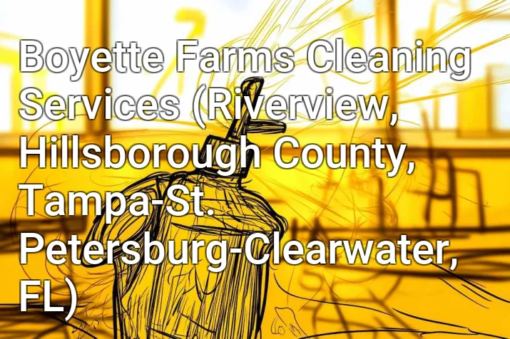 Boyette Farms Cleaning Services (Riverview, Hillsborough County, Tampa-St. Petersburg-Clearwater, FL)