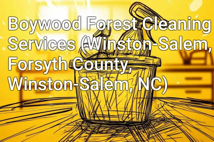 Boywood Forest Cleaning Services (Winston-Salem, Forsyth County, Winston-Salem, NC)
