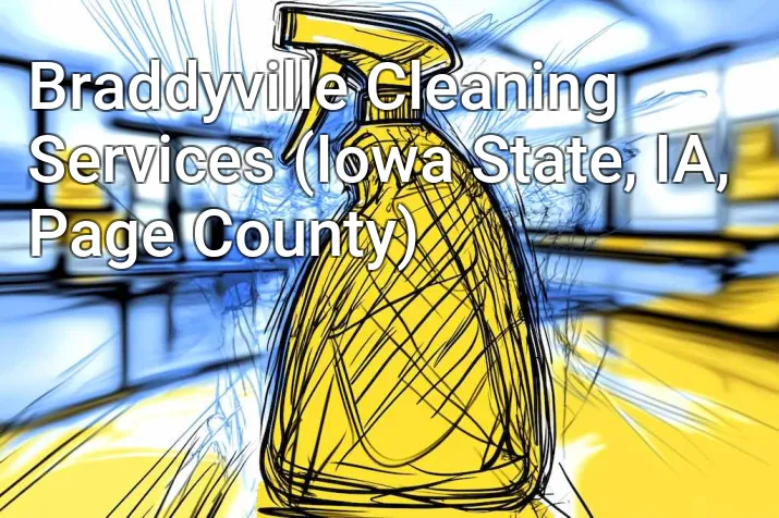 Braddyville Cleaning Services (Iowa State, IA, Page County)