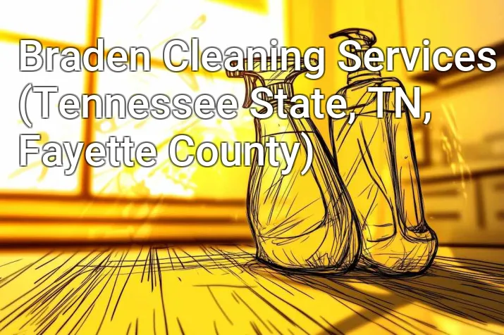 Braden Cleaning Services (Tennessee State, TN, Fayette County)