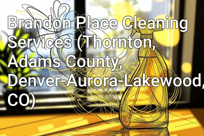 Brandon Place Cleaning Services (Thornton, Adams County, Denver-Aurora-Lakewood, CO)