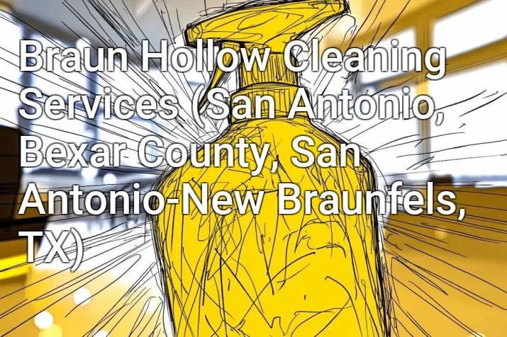 Braun Hollow Cleaning Services (San Antonio, Bexar County, San Antonio-New Braunfels, TX)