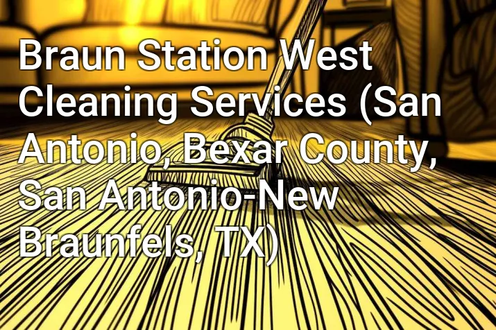 Braun Station West Cleaning Services (San Antonio, Bexar County, San Antonio-New Braunfels, TX)