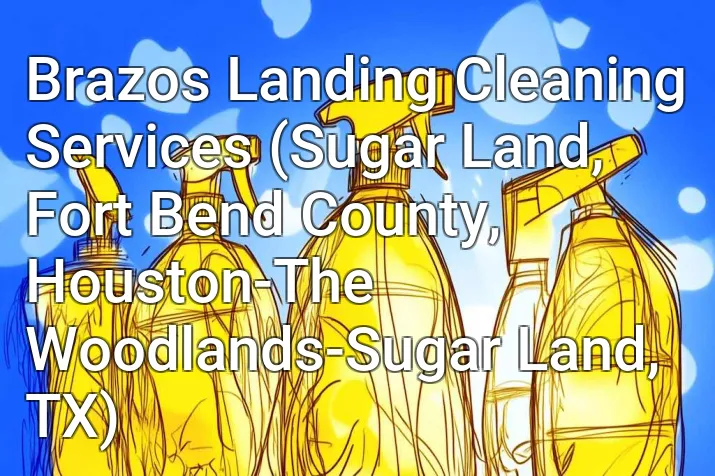 Brazos Landing Cleaning Services (Sugar Land, Fort Bend County, Houston-The Woodlands-Sugar Land, TX)