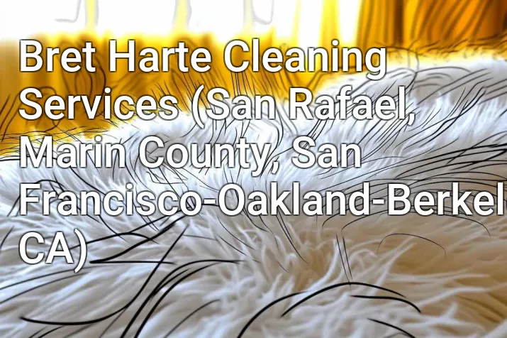 Bret Harte Cleaning Services (San Rafael, Marin County, San Francisco-Oakland-Berkeley, CA)