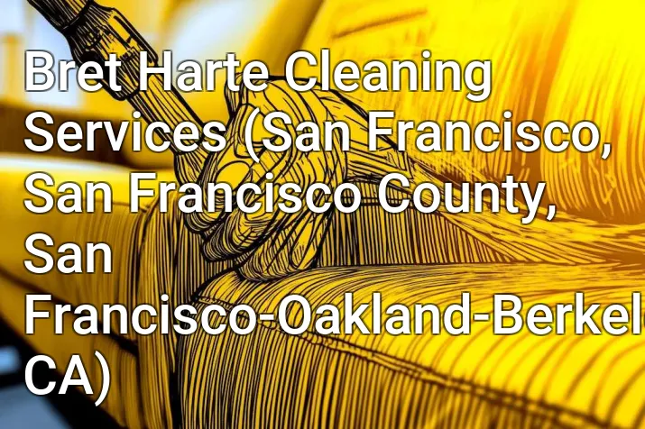 Bret Harte Cleaning Services (San Francisco, San Francisco County, San Francisco-Oakland-Berkeley, CA)