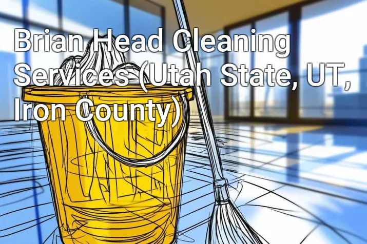 Brian Head Cleaning Services (Utah State, UT, Iron County)