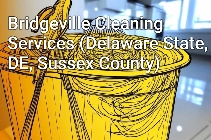 Bridgeville Cleaning Services (Delaware State, DE, Sussex County)
