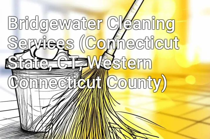 Bridgewater Cleaning Services (Connecticut State, CT, Western Connecticut County)