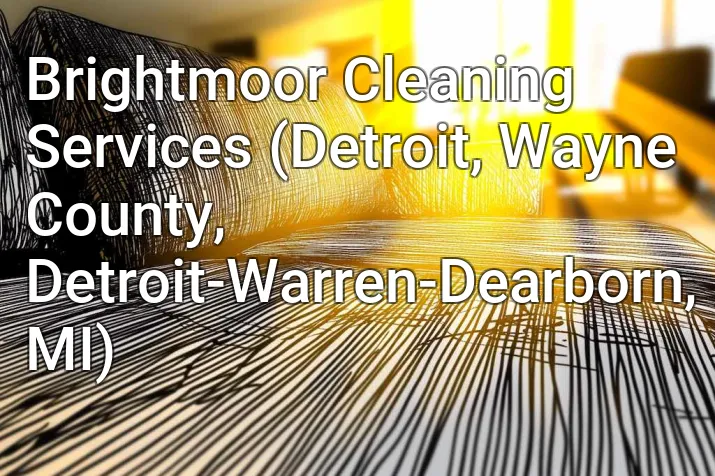 Brightmoor Cleaning Services (Detroit, Wayne County, Detroit-Warren-Dearborn, MI)