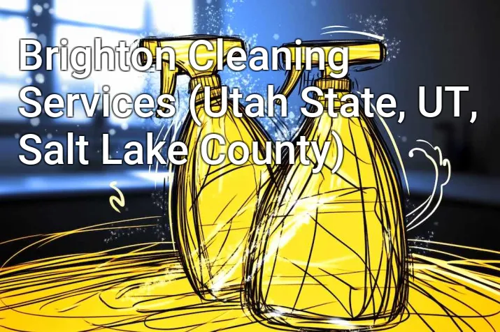 Brighton Cleaning Services (Utah State, UT, Salt Lake County)