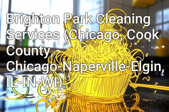 Brighton Park Cleaning Services (Chicago, Cook County, Chicago-Naperville-Elgin, IL-IN-WI)