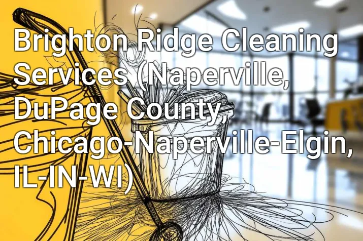 Brighton Ridge Cleaning Services (Naperville, DuPage County, Chicago-Naperville-Elgin, IL-IN-WI)