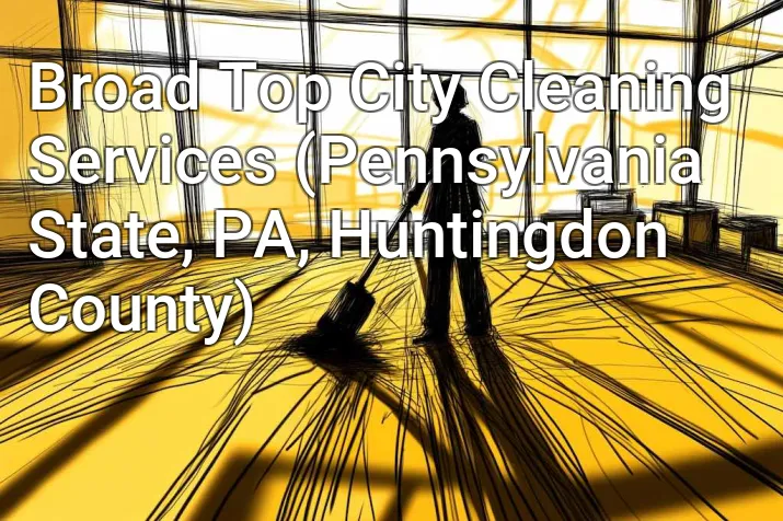 Broad Top City Cleaning Services (Pennsylvania State, PA, Huntingdon County)