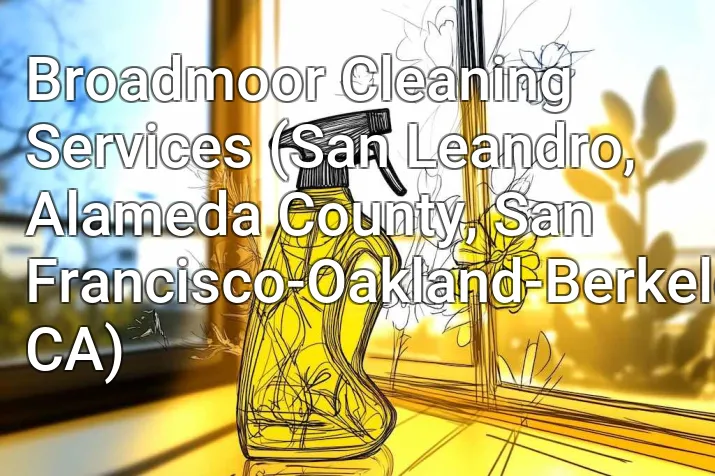 Broadmoor Cleaning Services (San Leandro, Alameda County, San Francisco-Oakland-Berkeley, CA)