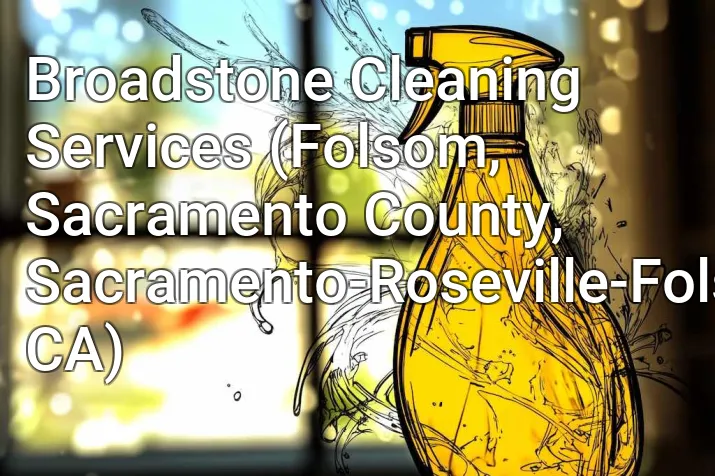 Broadstone Cleaning Services (Folsom, Sacramento County, Sacramento-Roseville-Folsom, CA)
