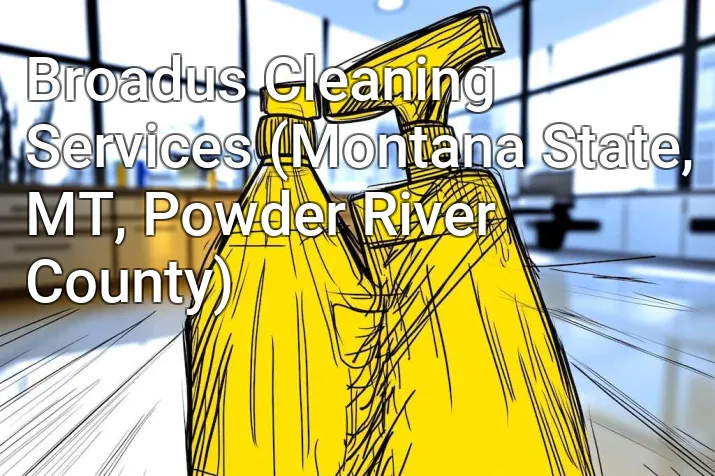 Broadus Cleaning Services (Montana State, MT, Powder River County)