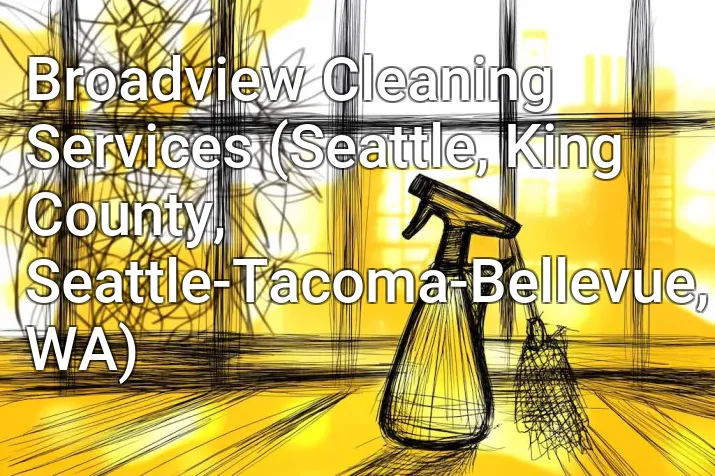 Broadview Cleaning Services (Seattle, King County, Seattle-Tacoma-Bellevue, WA)