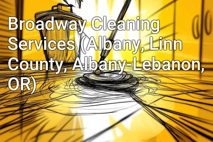 Broadway Cleaning Services (Albany, Linn County, Albany-Lebanon, OR)