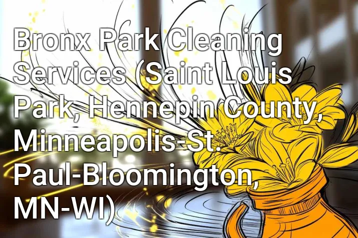 Bronx Park Cleaning Services (Saint Louis Park, Hennepin County, Minneapolis-St. Paul-Bloomington, MN-WI)
