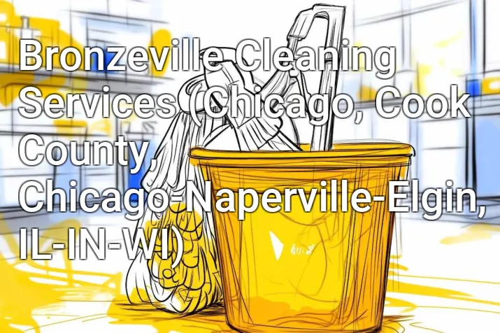 Bronzeville Cleaning Services (Chicago, Cook County, Chicago-Naperville-Elgin, IL-IN-WI)