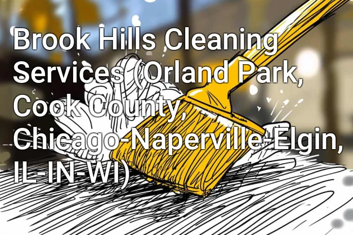 Brook Hills Cleaning Services (Orland Park, Cook County, Chicago-Naperville-Elgin, IL-IN-WI)
