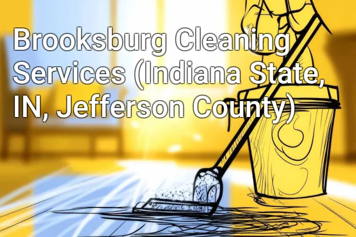 Brooksburg Cleaning Services (Indiana State, IN, Jefferson County)