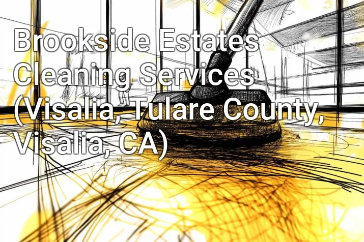 Brookside Estates Cleaning Services (Visalia, Tulare County, Visalia, CA)