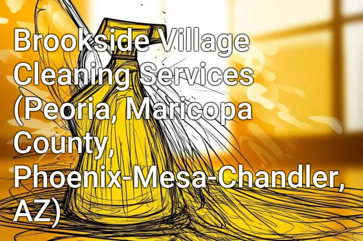 Brookside Village Cleaning Services (Peoria, Maricopa County, Phoenix-Mesa-Chandler, AZ)