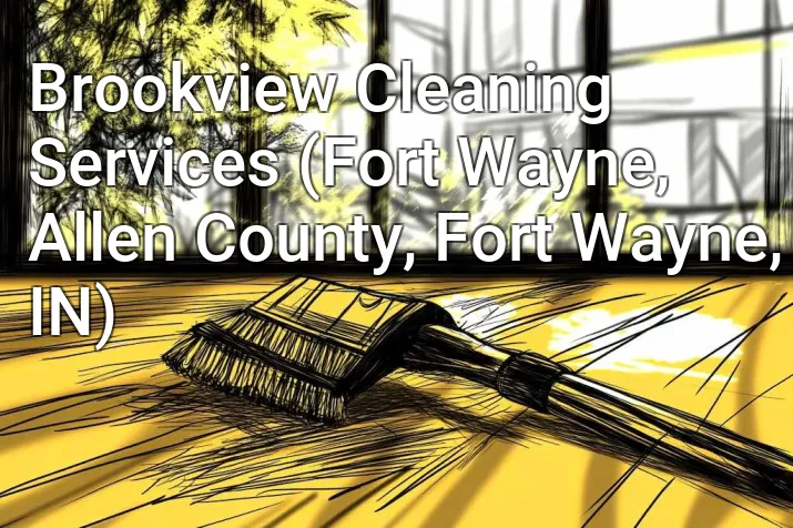 Brookview Cleaning Services (Fort Wayne, Allen County, Fort Wayne, IN)