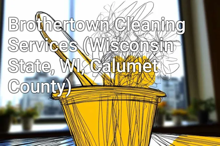 Brothertown Cleaning Services (Wisconsin State, WI, Calumet County)