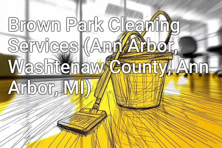Brown Park Cleaning Services (Ann Arbor, Washtenaw County, Ann Arbor, MI)