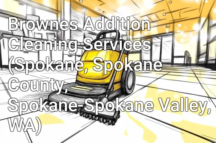 Brownes Addition Cleaning Services (Spokane, Spokane County, Spokane-Spokane Valley, WA)
