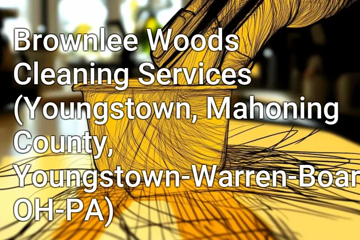 Brownlee Woods Cleaning Services (Youngstown, Mahoning County, Youngstown-Warren-Boardman, OH-PA)