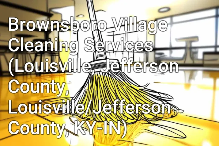 Brownsboro Village Cleaning Services (Louisville, Jefferson County, Louisville/Jefferson County, KY-IN)