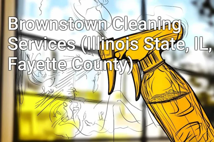 Brownstown Cleaning Services (Illinois State, IL, Fayette County)